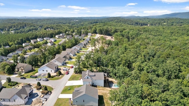 596 Nature Trl, Soddy Daisy, TN 37379 - aerial perspective of suburban area with a forest