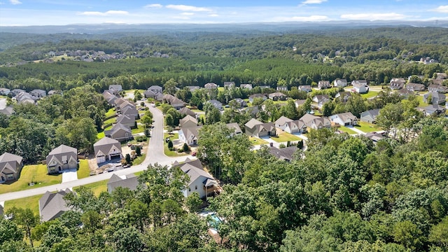 596 Nature Trl, Soddy Daisy, TN 37379 - aerial view of residential area with a forest