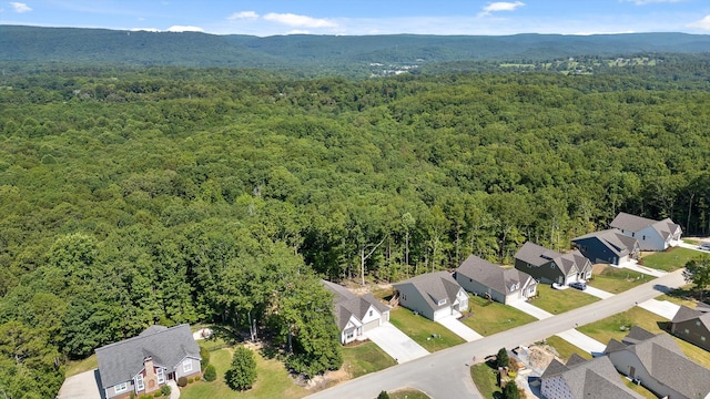 596 Nature Trl, Soddy Daisy, TN 37379 - aerial perspective of suburban area with mountains