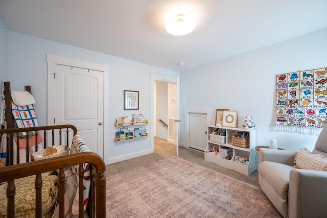8520 Kensley Ln, Hixson, TN 37343 - carpeted bedroom with baseboards