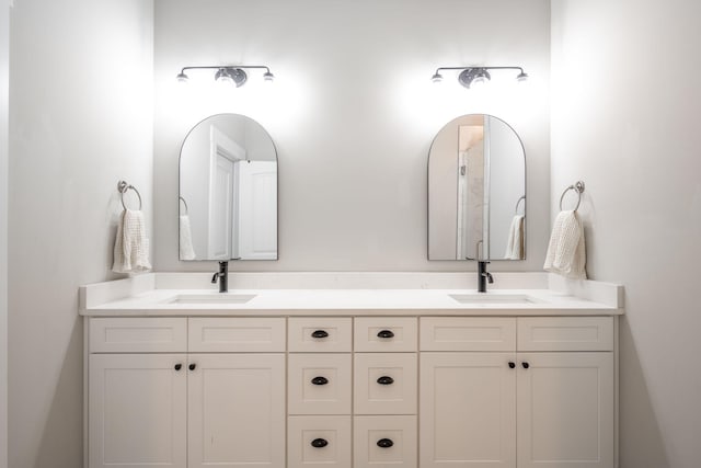 8520 Kensley Ln, Hixson, TN 37343 - full bathroom featuring double vanity