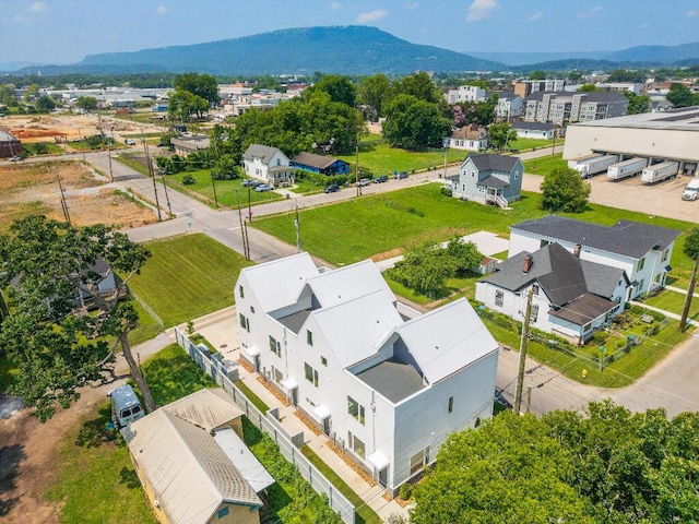 1310 Top St, Chattanooga, TN 37408 - aerial perspective of suburban area featuring a mountain backdrop
