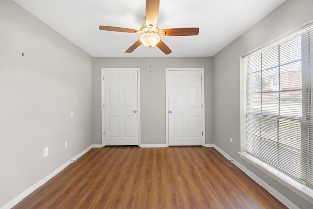 900 Mountain Creek Rd Unit V479, Chattanooga, TN 37405 - unfurnished bedroom with wood finished floors and ceiling fan