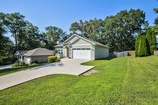 5215 Austin Rd, Hixson, TN 37343 - view of front of house with a garage and concrete driveway