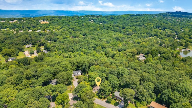 6515 Lake Shadows Cir, Hixson, TN 37343 - drone / aerial view of a forest
