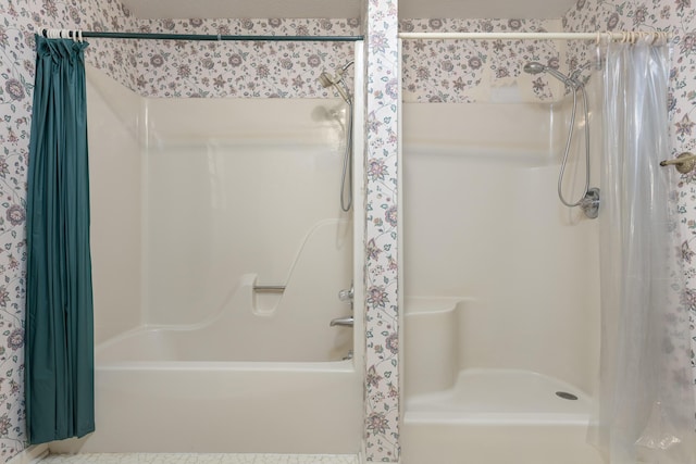 6515 Lake Shadows Cir, Hixson, TN 37343 - bathroom with shower / tub combo