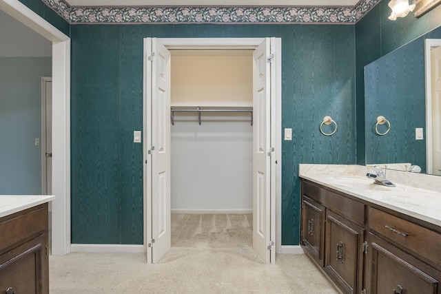 6515 Lake Shadows Cir, Hixson, TN 37343 - full bath with vanity and a walk in closet