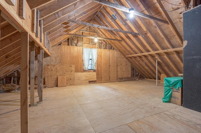 6515 Lake Shadows Cir, Hixson, TN 37343 - view of unfinished attic