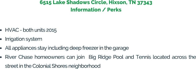 6515 Lake Shadows Cir, Hixson, TN 37343 - view of a document