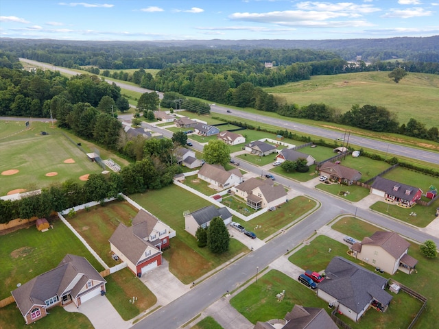 90 Quail Run, Lafayette, GA 30728 - aerial overview of property's location featuring nearby suburban area