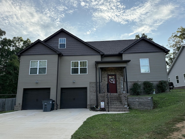 7566 Grasshopper Rd, Georgetown, TN 37336 - view of front of house featuring concrete driveway and a garage