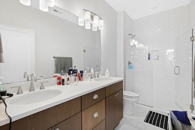 1493 Sinclair Ave, Chattanooga, TN 37408 - bathroom with double vanity and a shower stall