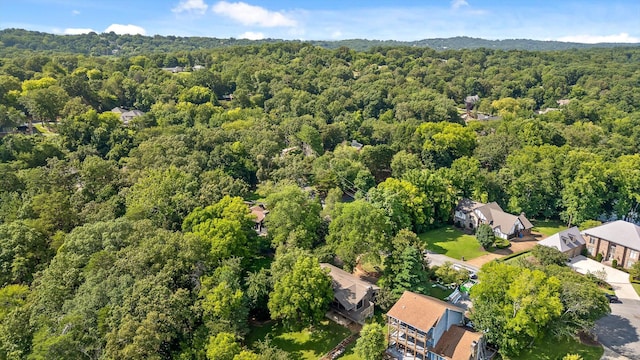 4128 Hamill Rd, Hixson, TN 37343 - aerial view of property's location with a forest and nearby suburban area