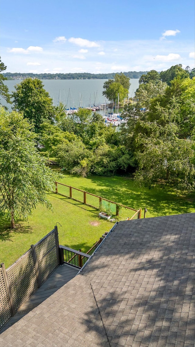 4128 Hamill Rd, Hixson, TN 37343 - view of patio featuring a water view