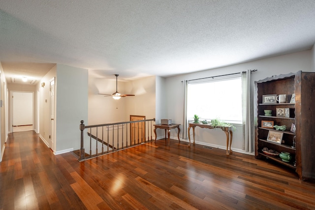 1107 Copperwood Dr, Hixson, TN 37343 - empty room featuring attic access, wood finished floors, and a textured ceiling