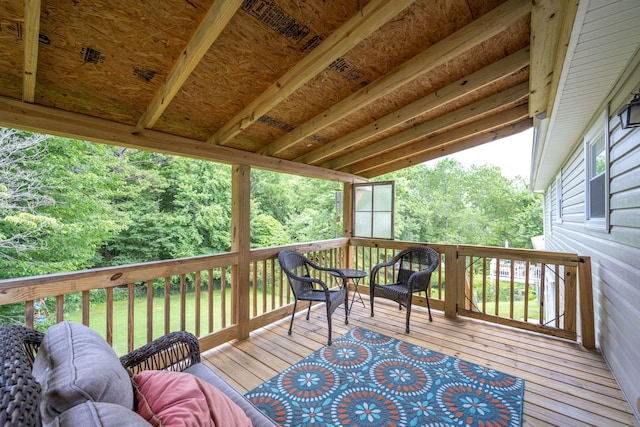 1107 Copperwood Dr, Hixson, TN 37343 - view of deck