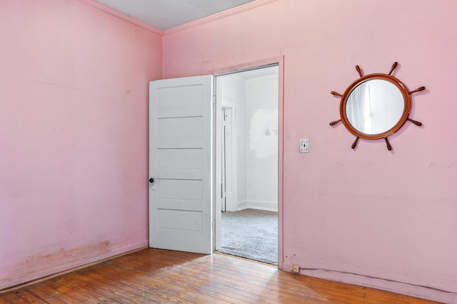 2003 Jackson St, Chattanooga, TN 37404 - empty room featuring hardwood / wood-style floors and ornamental molding