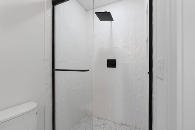 1306 Top St, Chattanooga, TN 37408 - bathroom with a shower stall and toilet