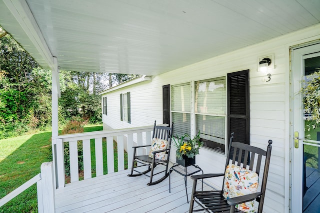 63 Applewood Ln, Chatsworth, GA 30705 - deck with a lawn