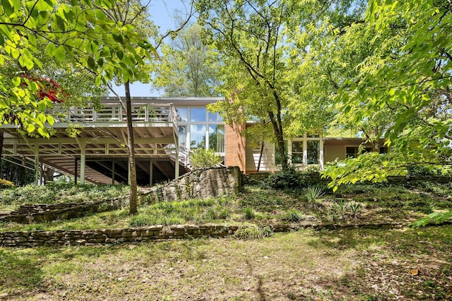 2554 Crestwood Dr, Chattanooga, TN 37415 - back of house featuring a deck