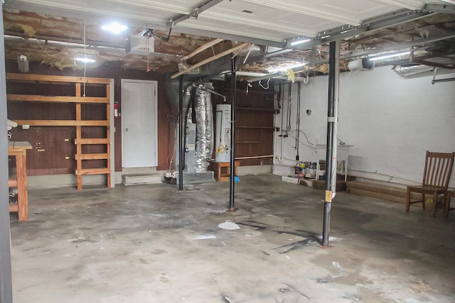 2730 Windthrush Dr, Chattanooga, TN 37421 - below grade area with gas water heater