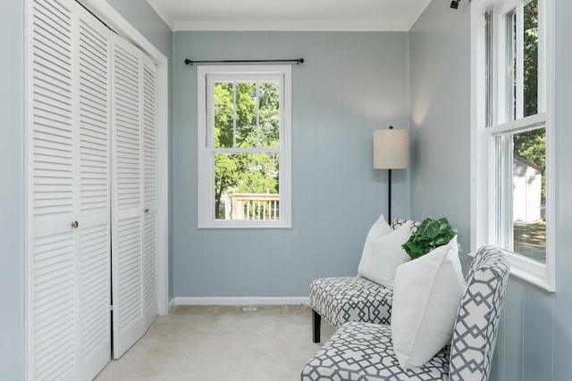 11387 Spring St, Soddy Daisy, TN 37379 - sitting room with baseboards and light carpet
