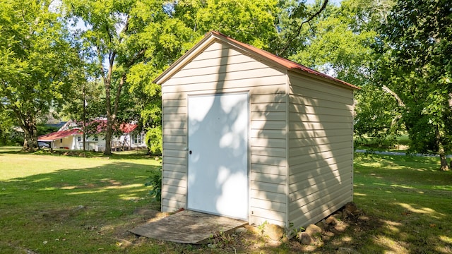 11387 Spring St, Soddy Daisy, TN 37379 - view of shed featuring view of scattered trees