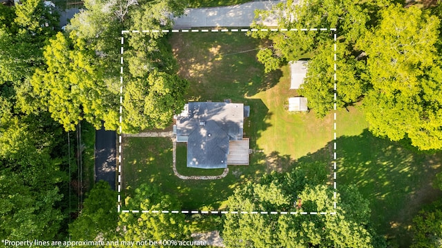 11387 Spring St, Soddy Daisy, TN 37379 - aerial view of property's location with property parcel outlined