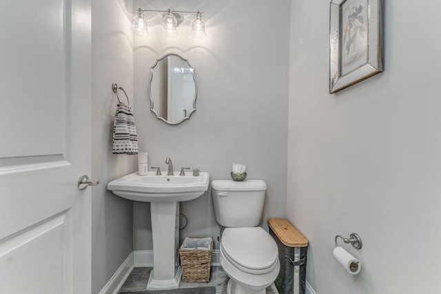 320 Kempton Ln Unit 2, Dalton, GA 30721 - bathroom with toilet and baseboards