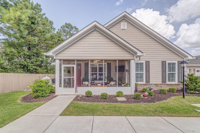 320 Kempton Ln Unit 2, Dalton, GA 30721 - view of front of property featuring a sunroom
