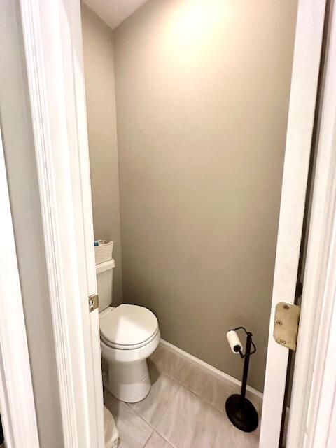 8041 Hamilton Mill Dr, Chattanooga, TN 37421 - bathroom with toilet and tile patterned flooring