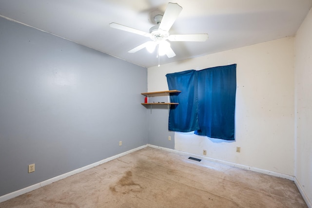7635 Austin Dr, Chattanooga, TN 37416 - empty room featuring carpet flooring and ceiling fan