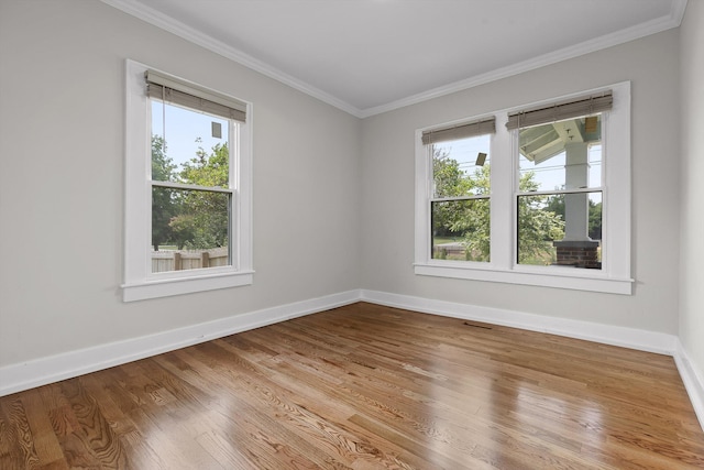 6863 Standifer Gap Rd, Chattanooga, TN 37421 - unfurnished room featuring ornamental molding and wood finished floors