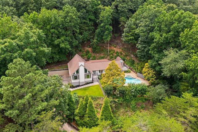 2219 Rocky Face Cir, Dalton, GA 30720 - view of subject property featuring a forest