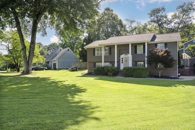 7700 Dune Ln, Hixson, TN 37343 - split foyer home with brick siding