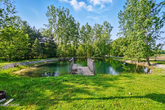 442 N Phillips Rd, Harrod, OH 45850 - dock featuring a water view
