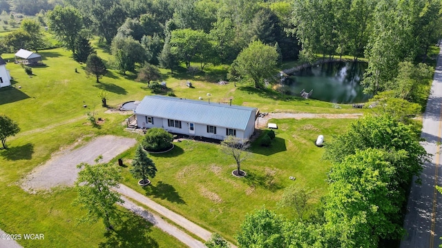 442 N Phillips Rd, Harrod, OH 45850 - aerial view of property and surrounding area featuring a nearby body of water