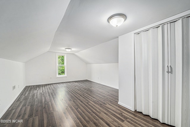 11820 County Road 17, West Unity, OH 43570 - additional living space featuring dark wood finished floors and lofted ceiling