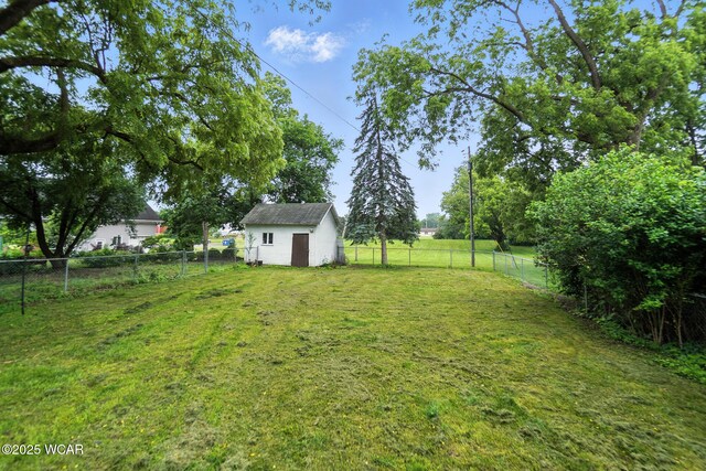 307 N Jefferson St, Van Wert, OH 45891 - fenced backyard with a shed