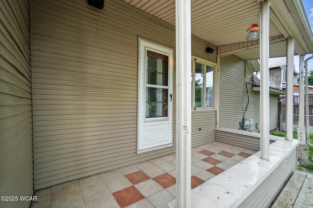 307 N Jefferson St, Van Wert, OH 45891 - view of covered porch