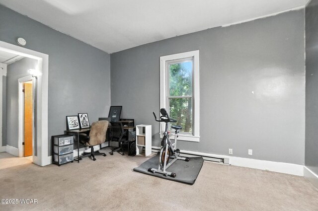 307 N Jefferson St, Van Wert, OH 45891 - exercise room with carpet