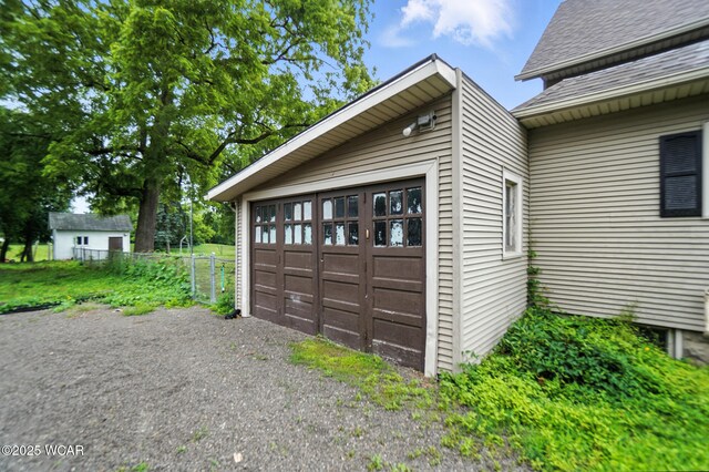 307 N Jefferson St, Van Wert, OH 45891 - view of garage