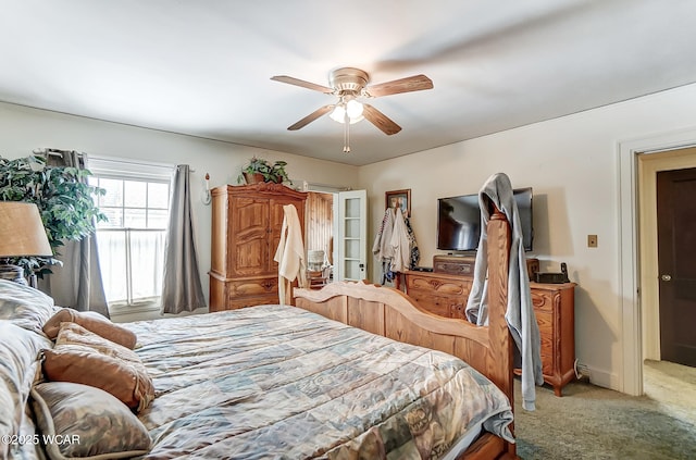 118 Boyd Ave, Van Wert, OH 45891 - bedroom with light carpet and ceiling fan