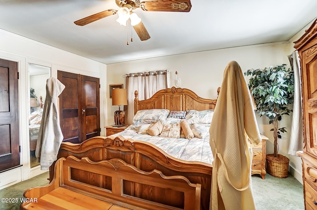 118 Boyd Ave, Van Wert, OH 45891 - carpeted bedroom with a ceiling fan