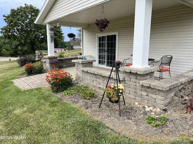 2855 State Route 67, Belle Center, OH 43310 - porch featuring a lawn
