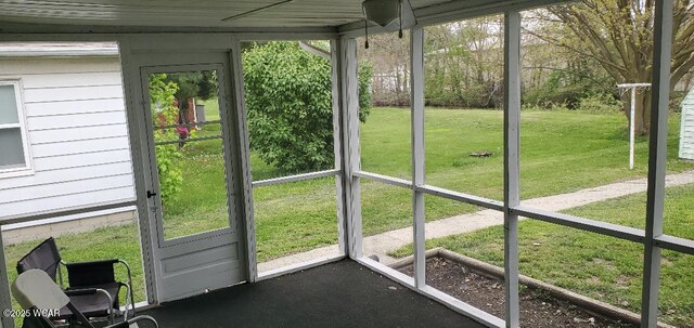 806 N Canal St, Delphos, OH 45833 - view of unfurnished sunroom