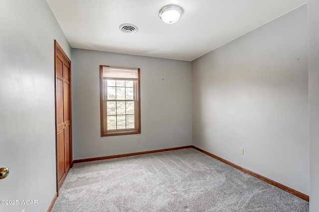 empty room with light carpet