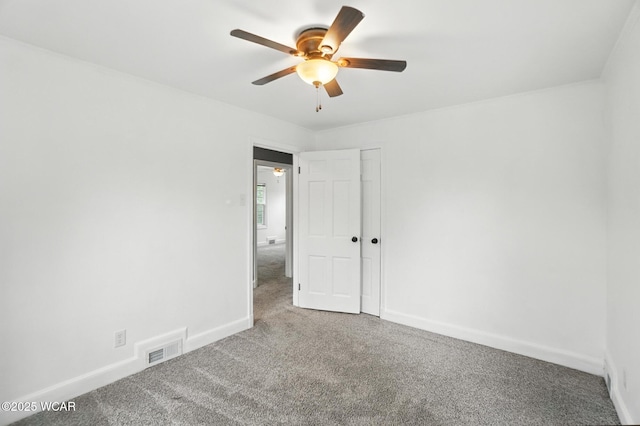 418 S Judkins Ave, Lima, OH 45805 - empty room featuring carpet and ceiling fan