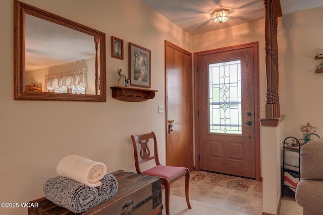 view of entrance foyer