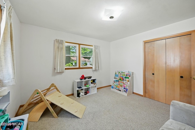 1317 Melrose St, Lima, OH 45801 - playroom with carpet flooring and baseboards